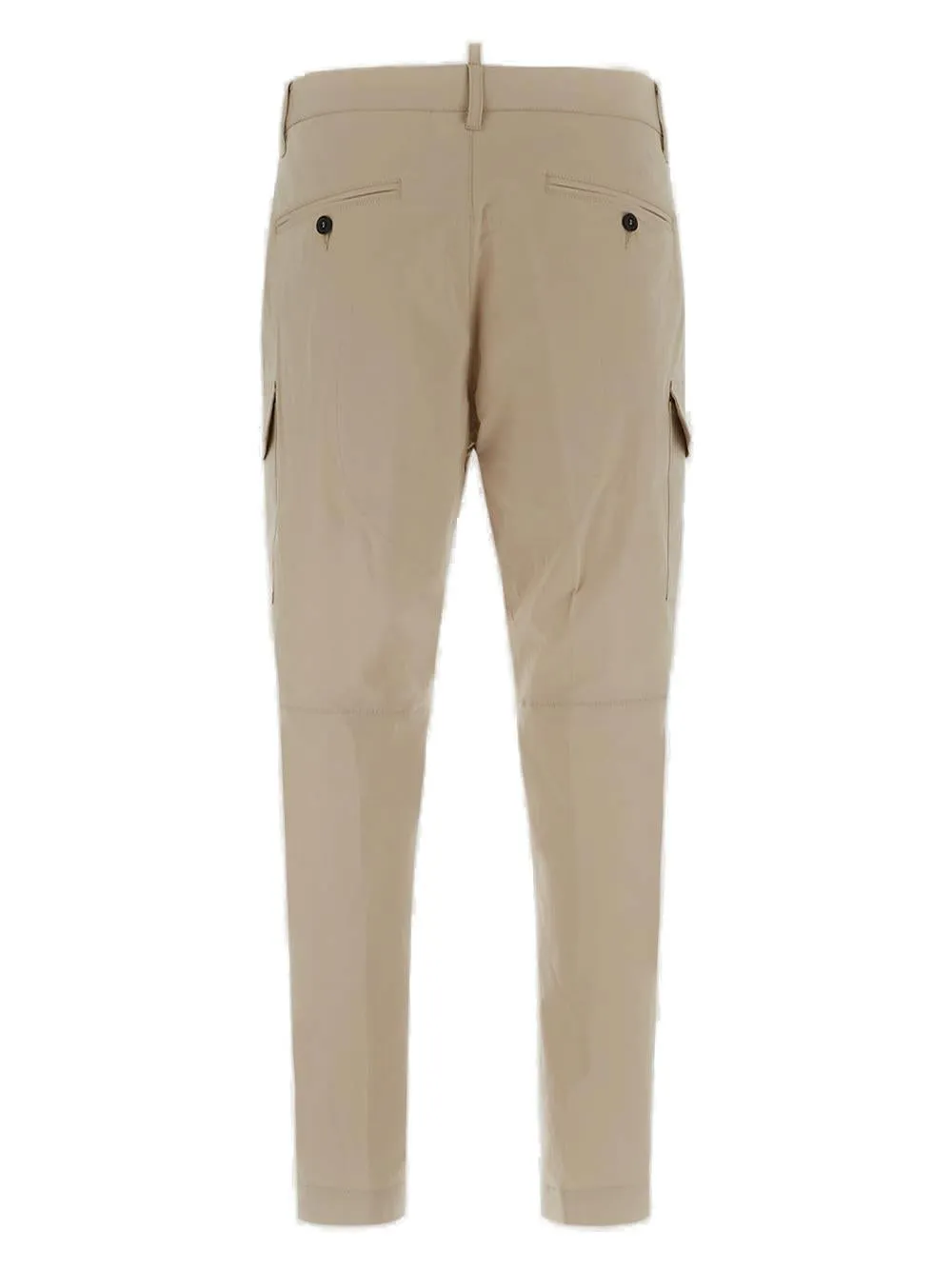 Dsquared2 Logo-Printed Mid-Rise Tapered Trousers