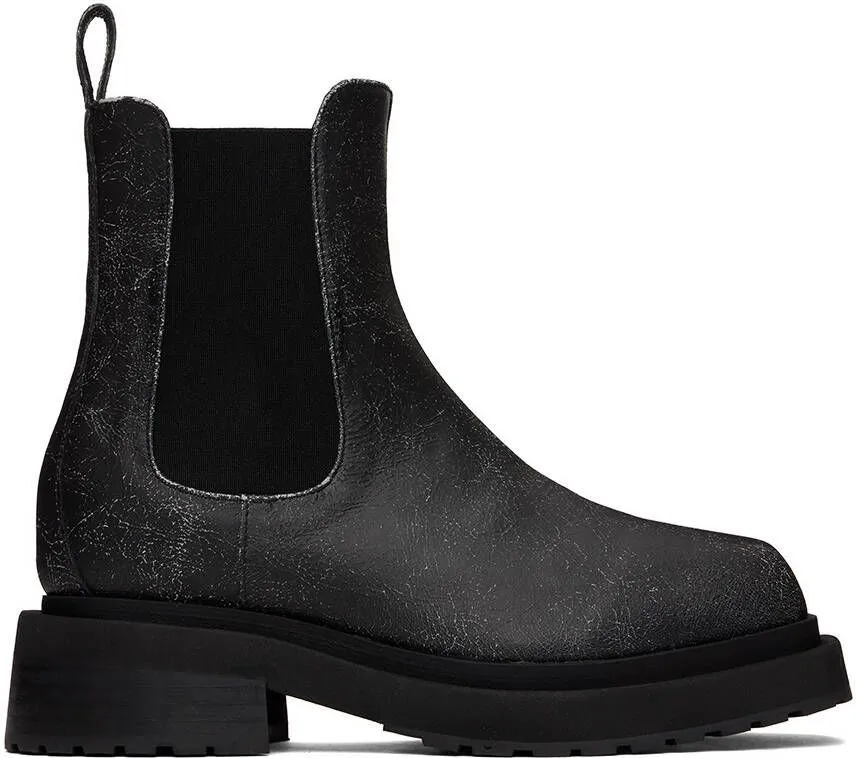 Eckhaus Latta Black Mike Boots