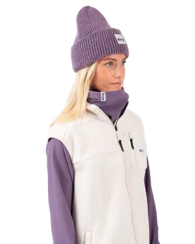 Eivy Easter Rib Wool Women's Beanie - Deep Purple