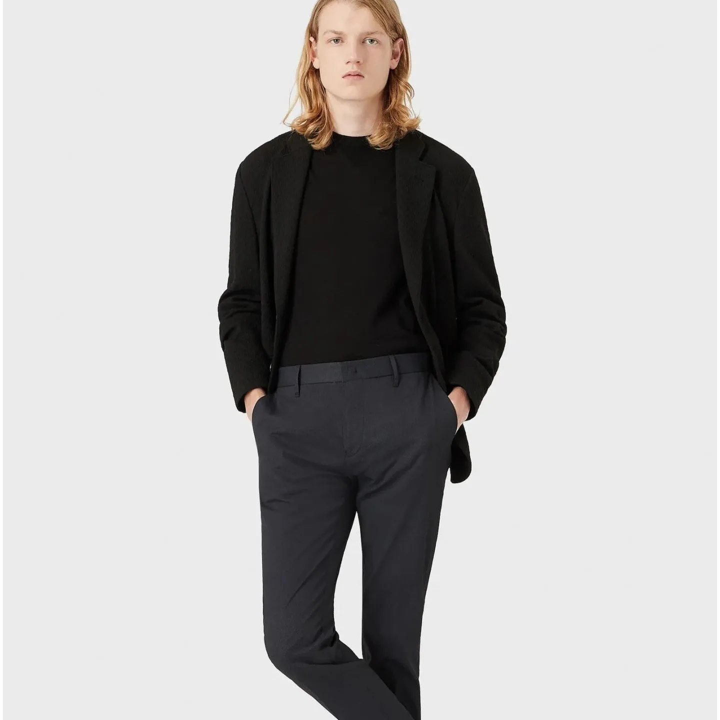 Emporio Armani Charcoal Dress Pants