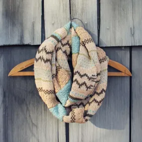 Fair Isle Knit Infinity Scarf