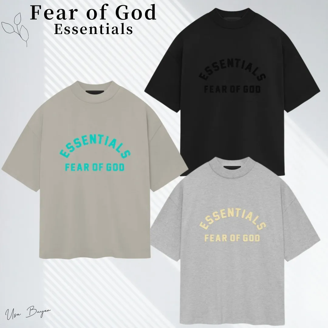 FEAR OF GOD  |Crew Neck Pullovers Unisex Street Style Bi-color Plain