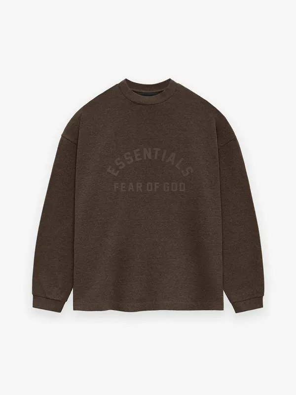 FEAR OF GOD  |Crew Neck Pullovers Unisex Street Style Long Sleeves Cotton