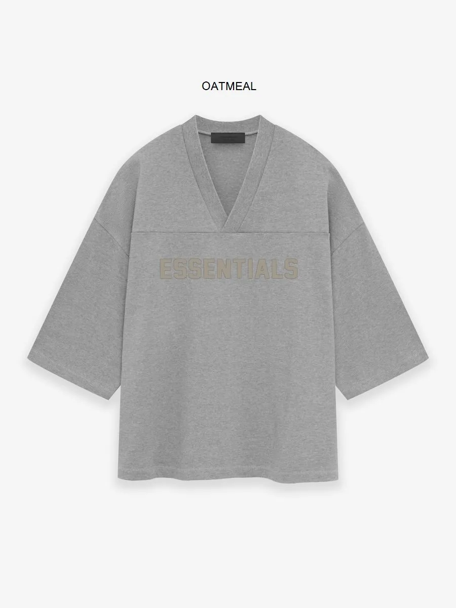 FEAR OF GOD  |Pullovers Unisex Street Style V-Neck Cropped Plain Cotton