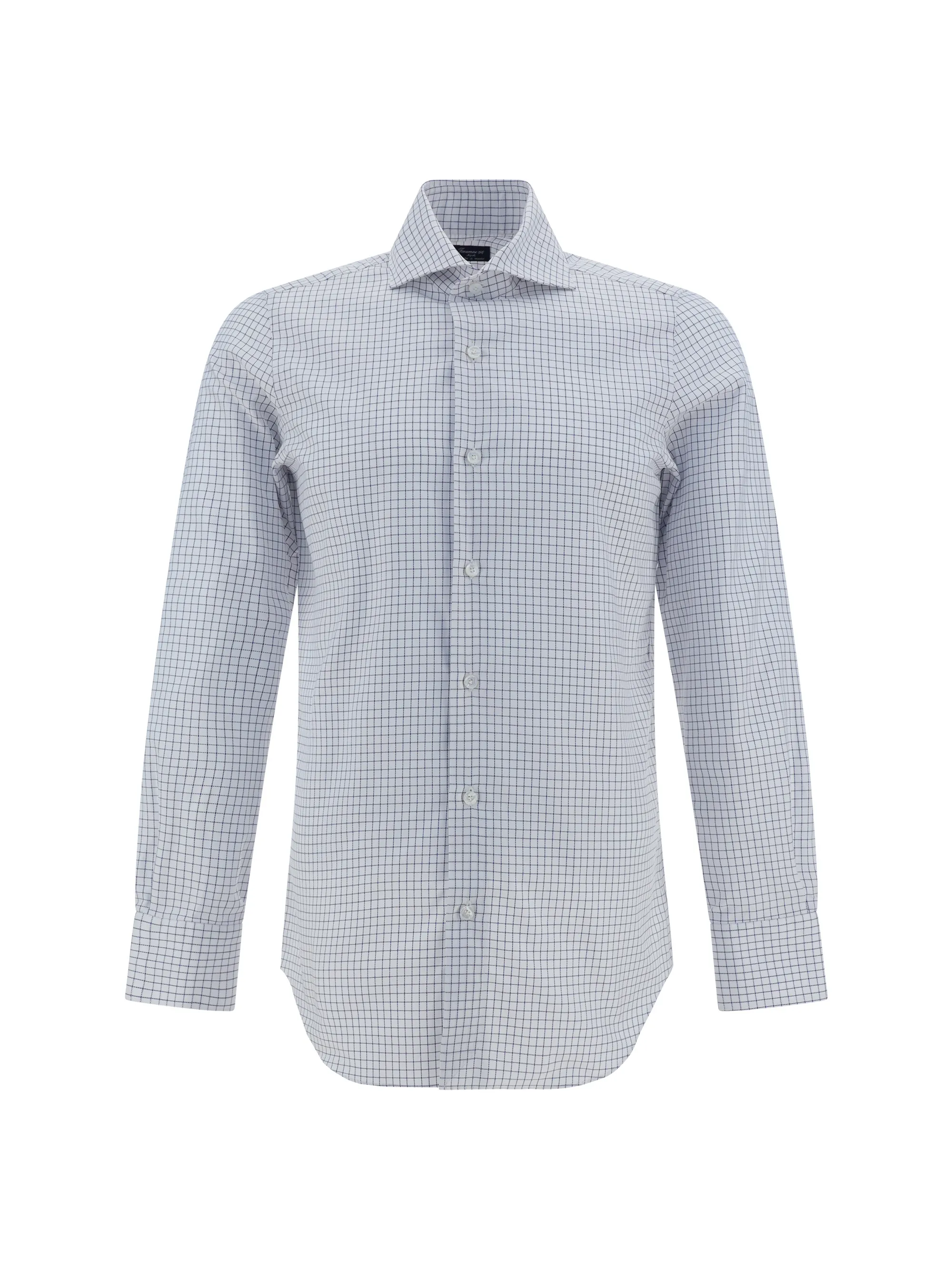 Finamore  |Other Plaid Patterns Long Sleeves Cotton Shirts