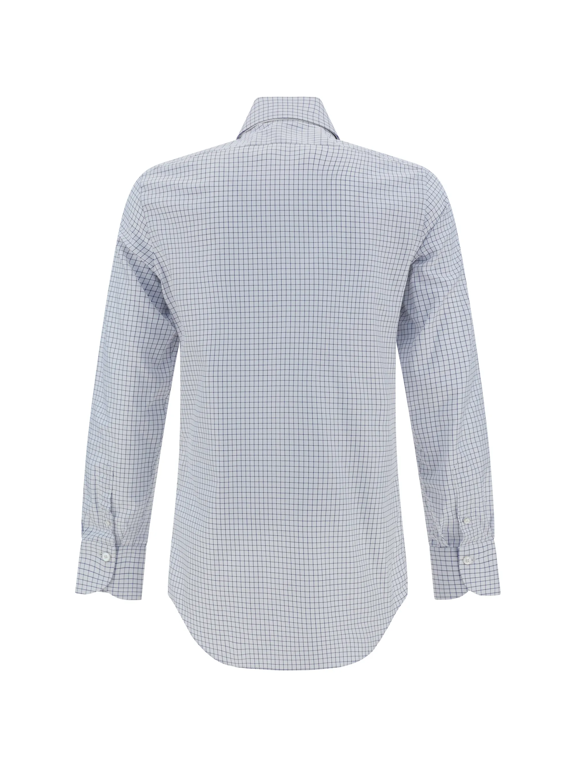 Finamore  |Other Plaid Patterns Long Sleeves Cotton Shirts