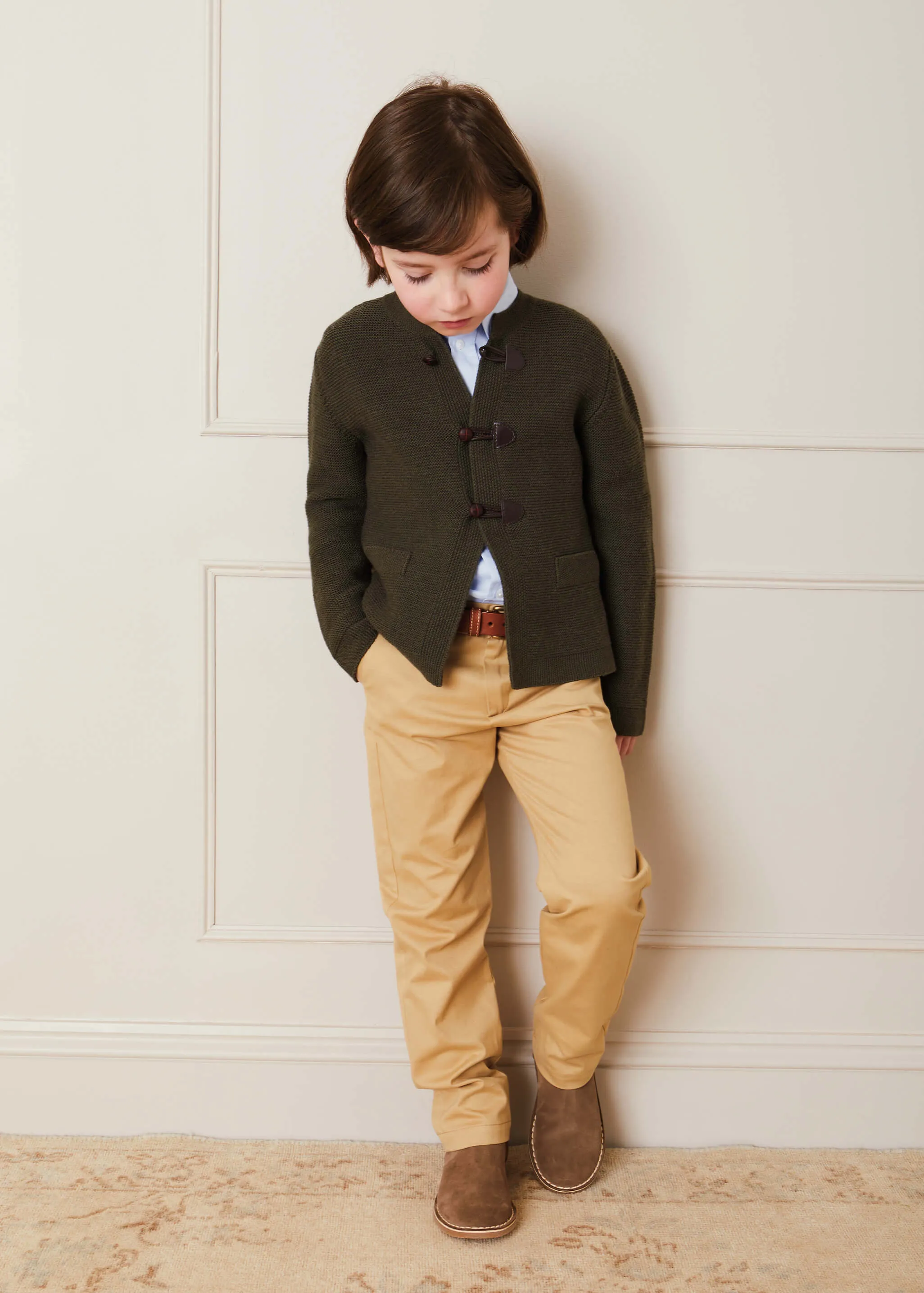 Five pocket Chino Trousers in Beige (4-10yrs)