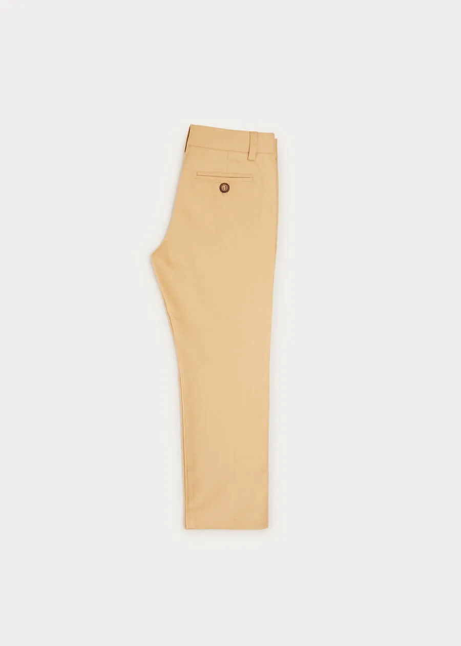 Five pocket Chino Trousers in Beige (4-10yrs)