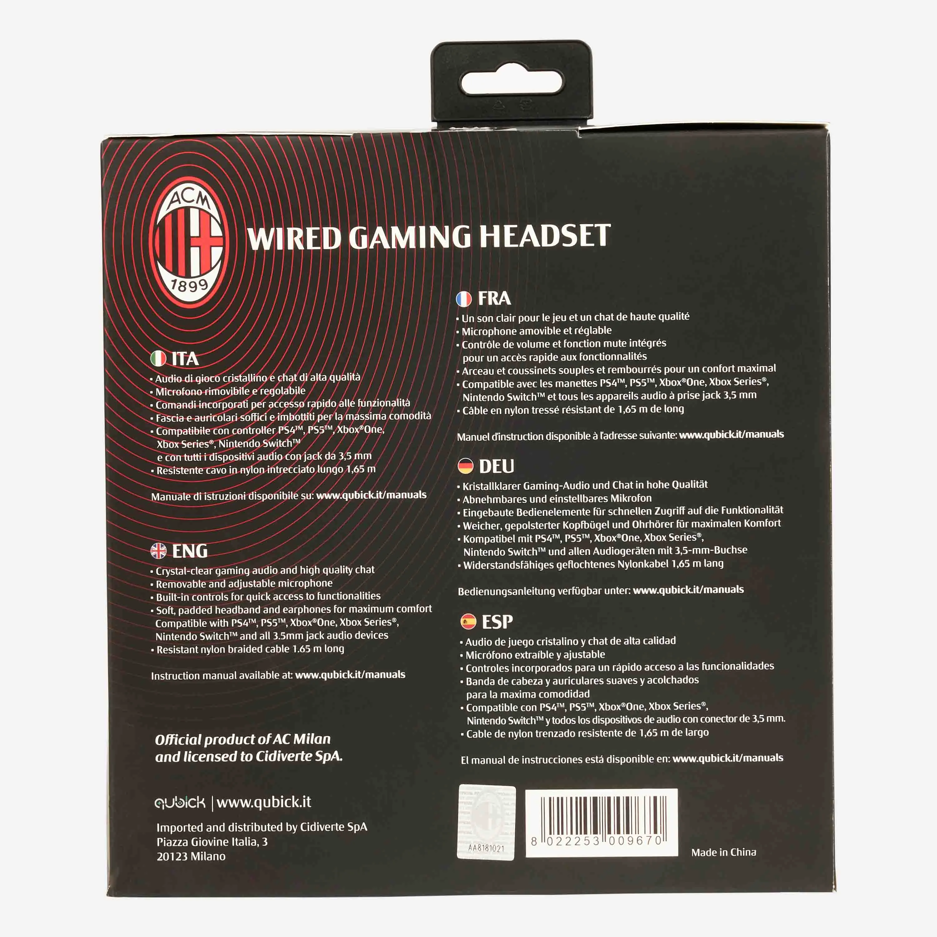 Gaming Headset MILAN