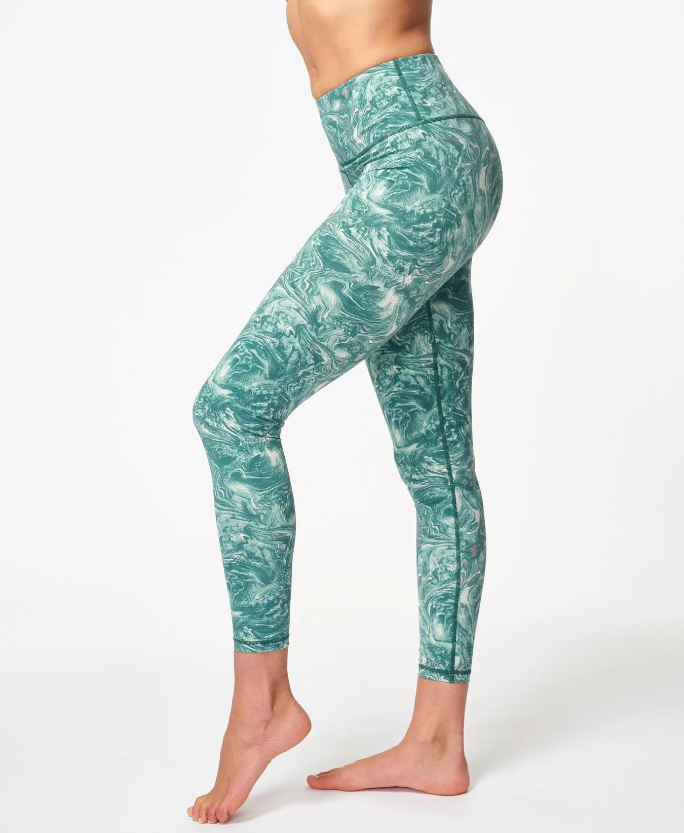 Goddess Foil 7/8 Gym Leggings