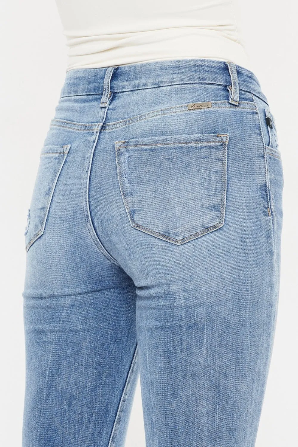 High Waist Cat's Whiskers Skinny Jeans