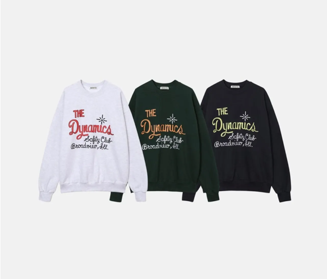 HUE  |U-Neck Long Sleeves Cotton Logo Sweatshirts