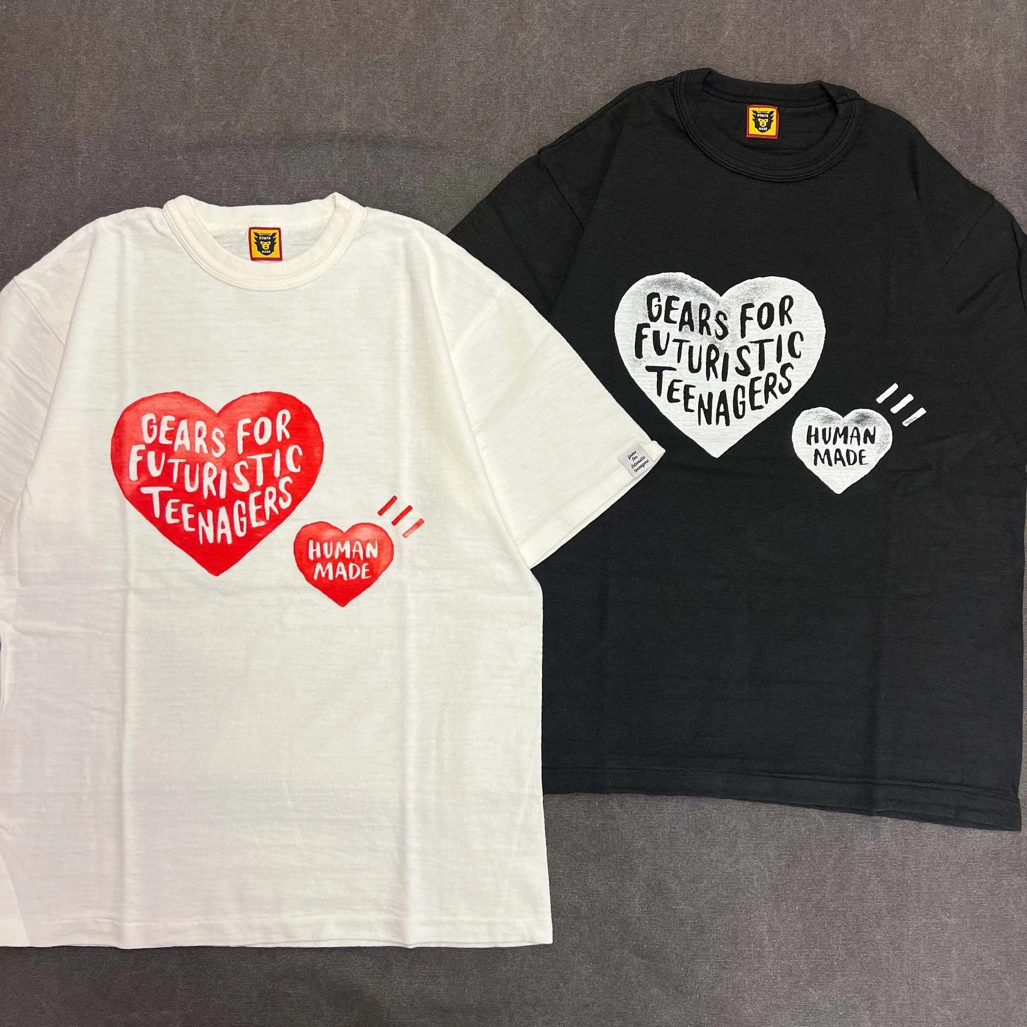 HUMAN MADE  |Crew Neck Pullovers Heart Unisex Street Style Plain Cotton