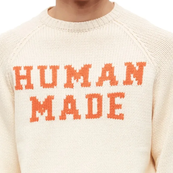 HUMAN MADE  |Crew Neck Pullovers Unisex Blended Fabrics Low Gauge