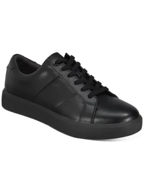 INC Mens Black Comfort Ezra Round Toe Platform Lace-Up Sneakers Shoes M