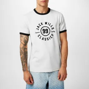 Jack Wills JW Ringer Grphc Tee Sn51