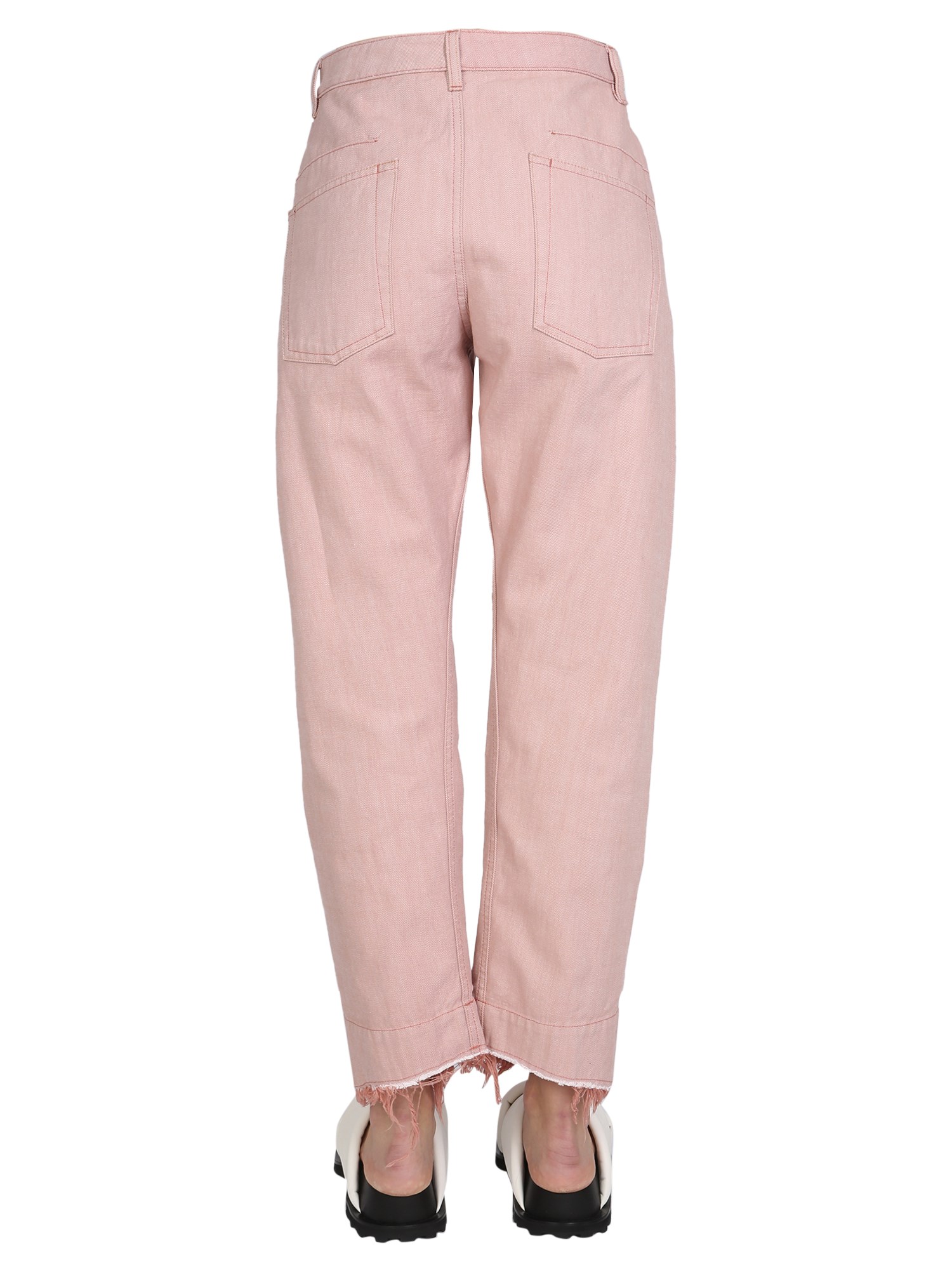 JIL SANDER    COTTON WORKWEAR PANTS