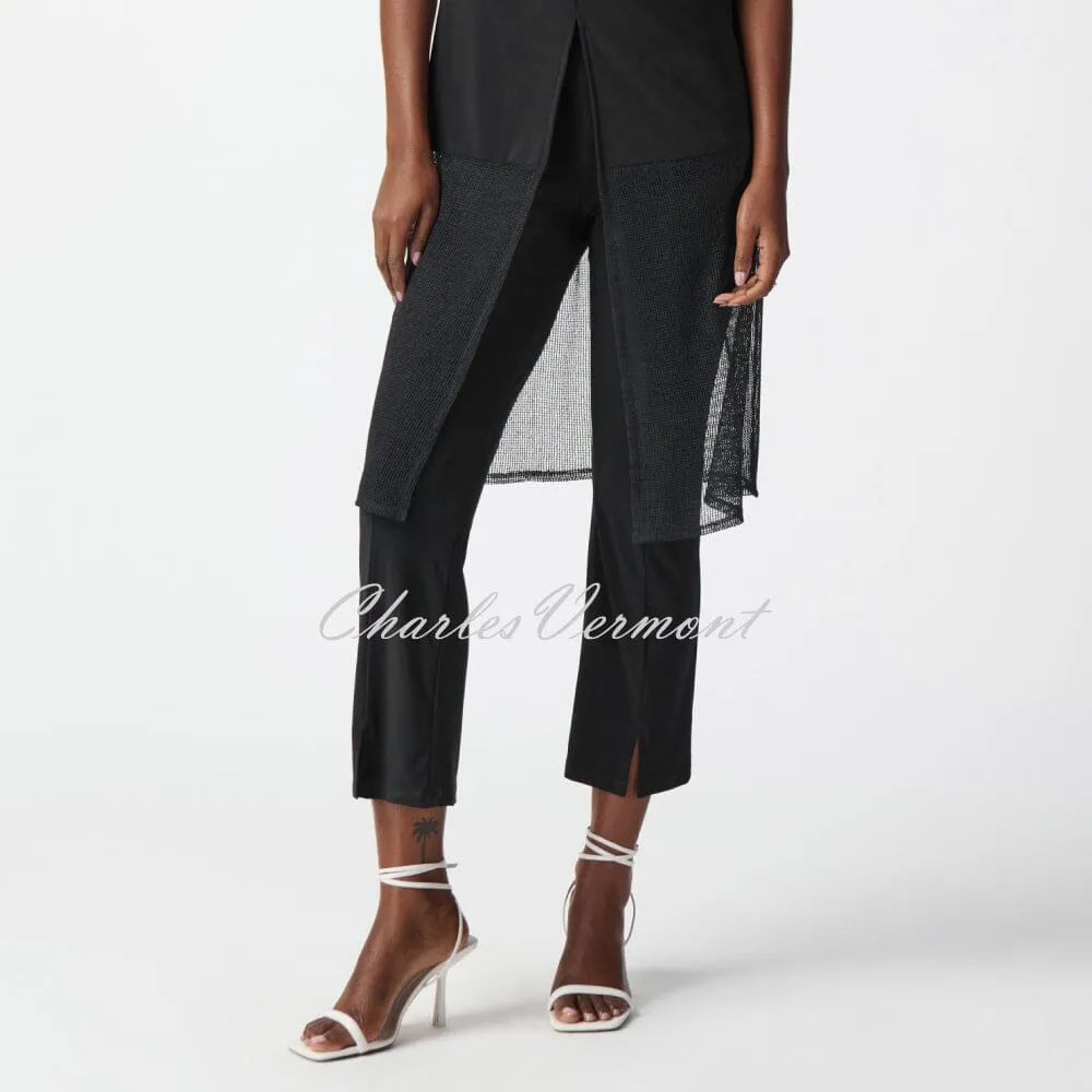 Joseph Ribkoff Trouser With Vertical Front Seam - Style 241249 (Black)