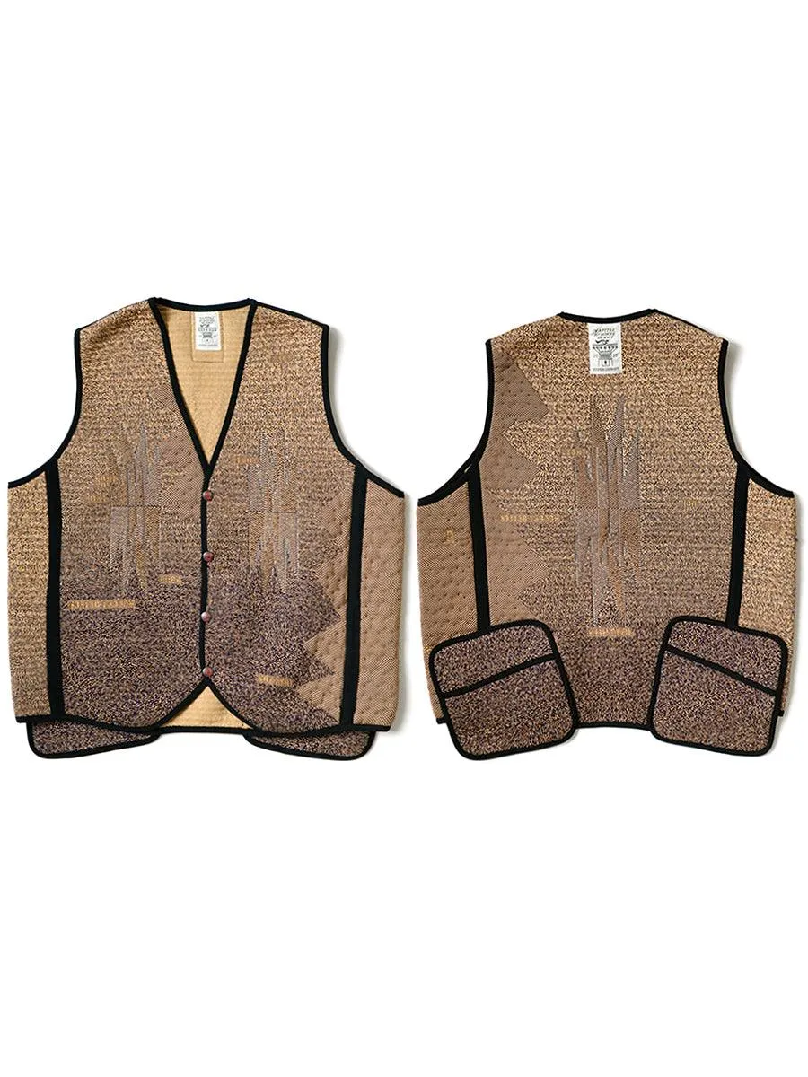 Kapital 3D Knit Hyperch Mayo Vest 2021_K2110SJ105