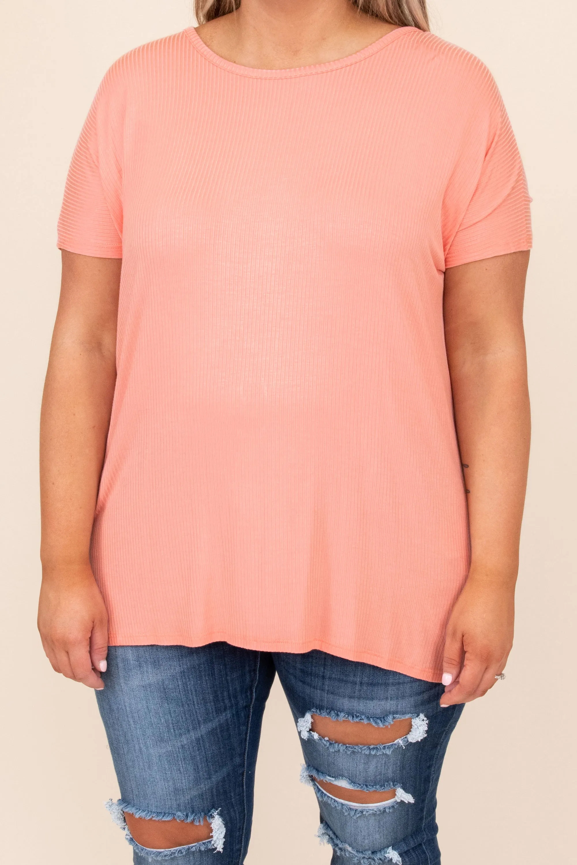 Last Of A Kind Top, Peach