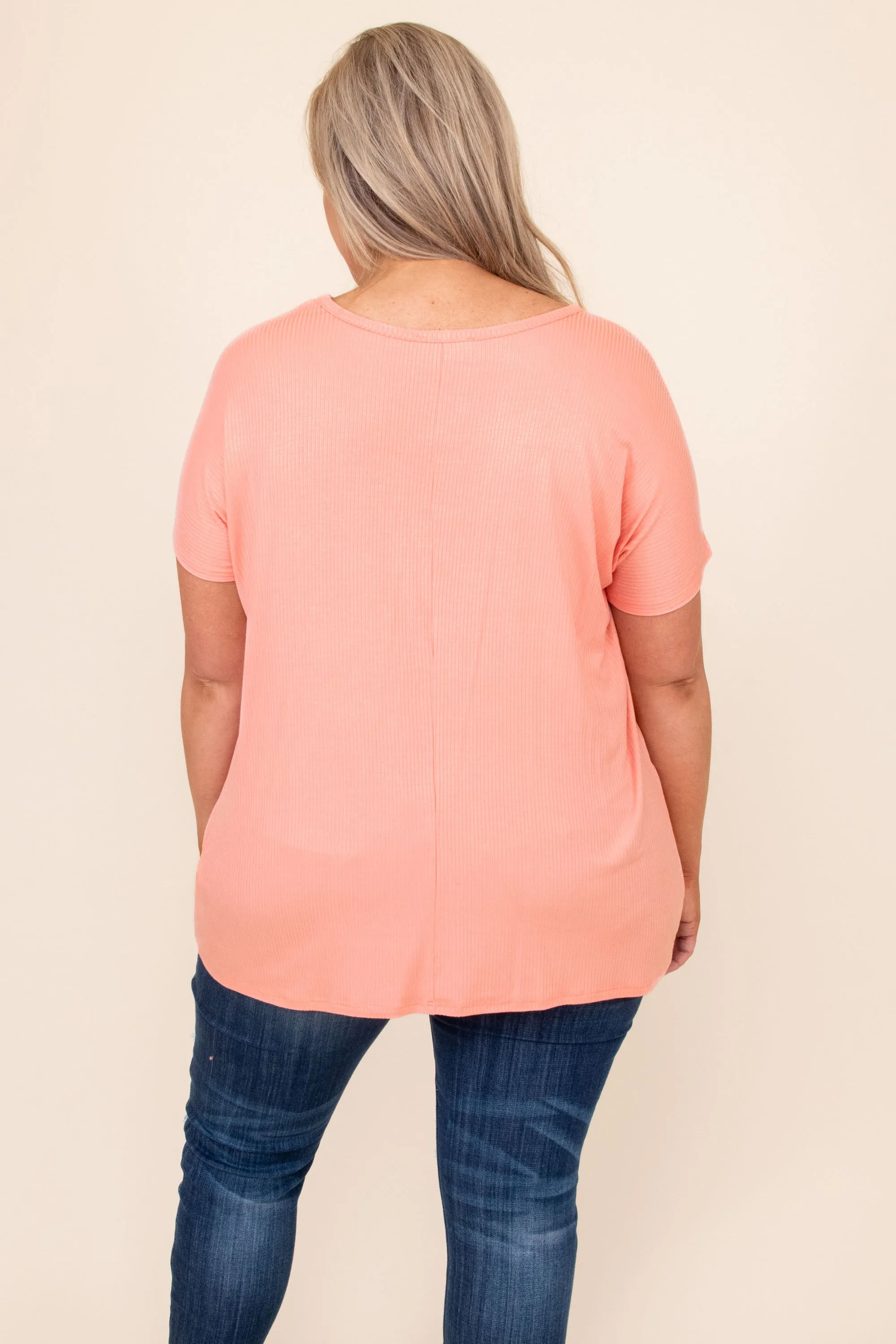 Last Of A Kind Top, Peach