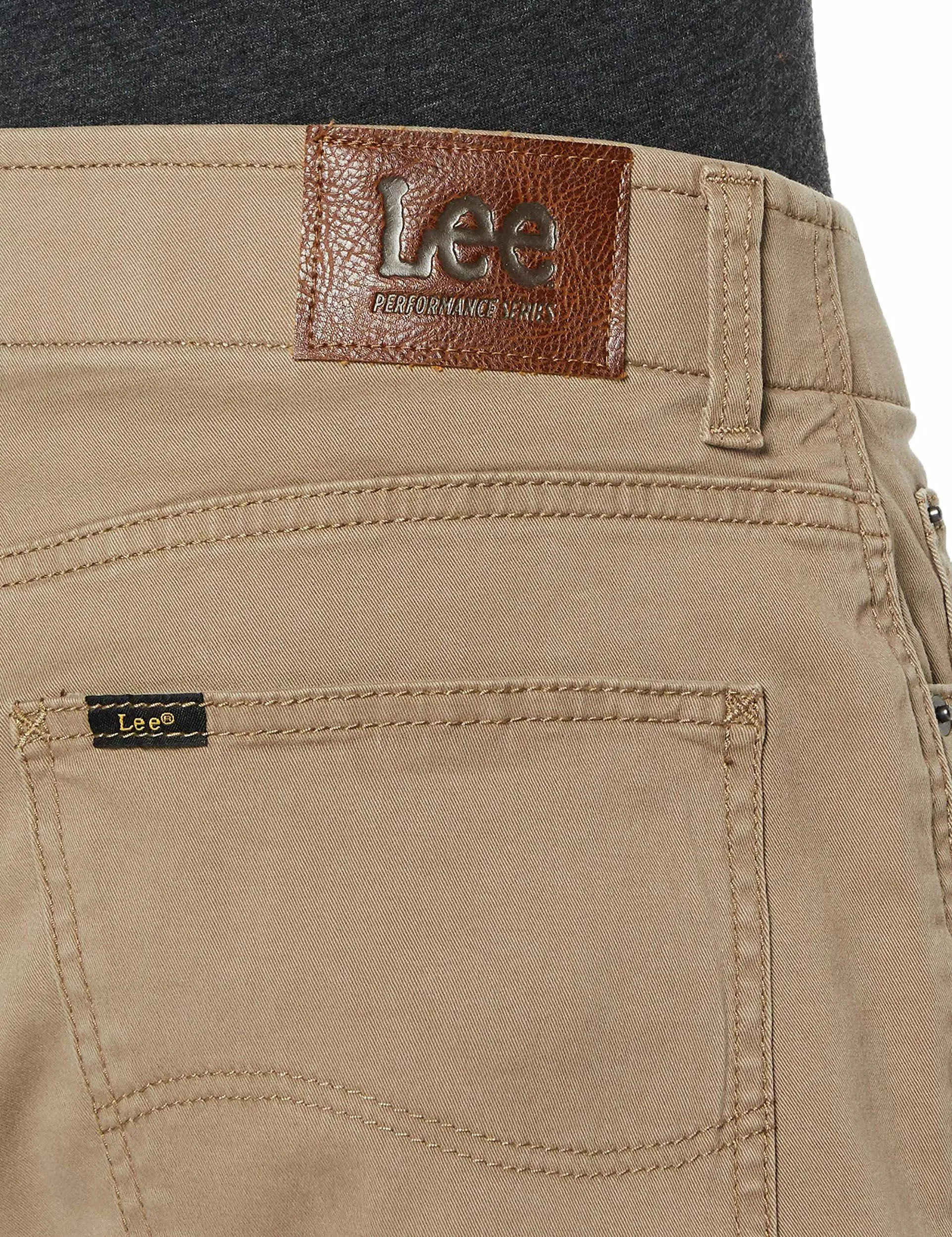 Lee Extreme Motion Straight Twill Stretch Chino Jeans Cougar