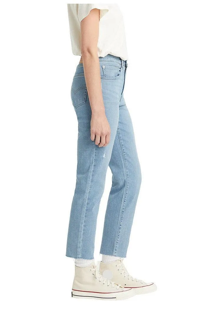 Levi's 724 Highrise Straight Crop Firefly Brite