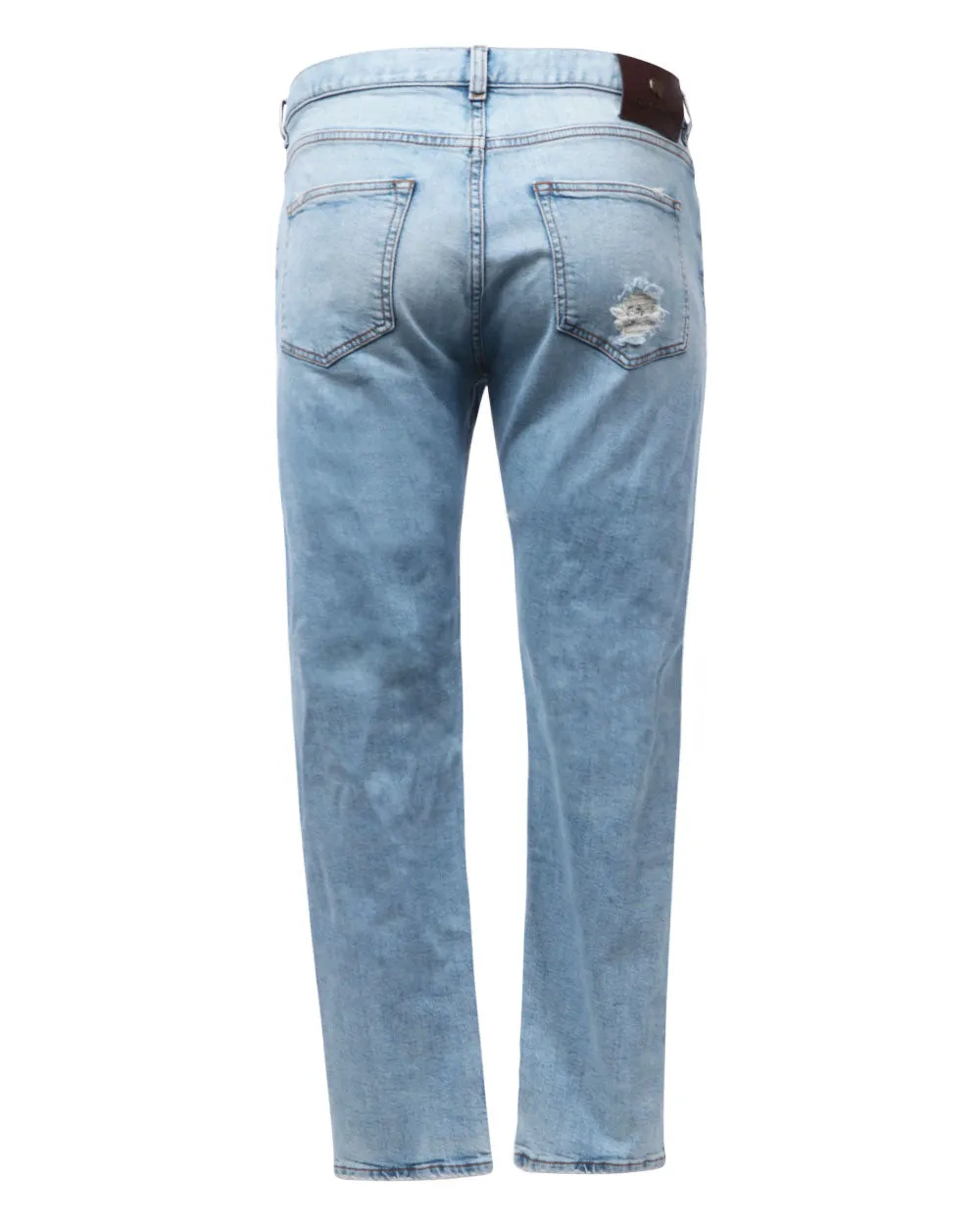 Light Blue Wash Denim Pants