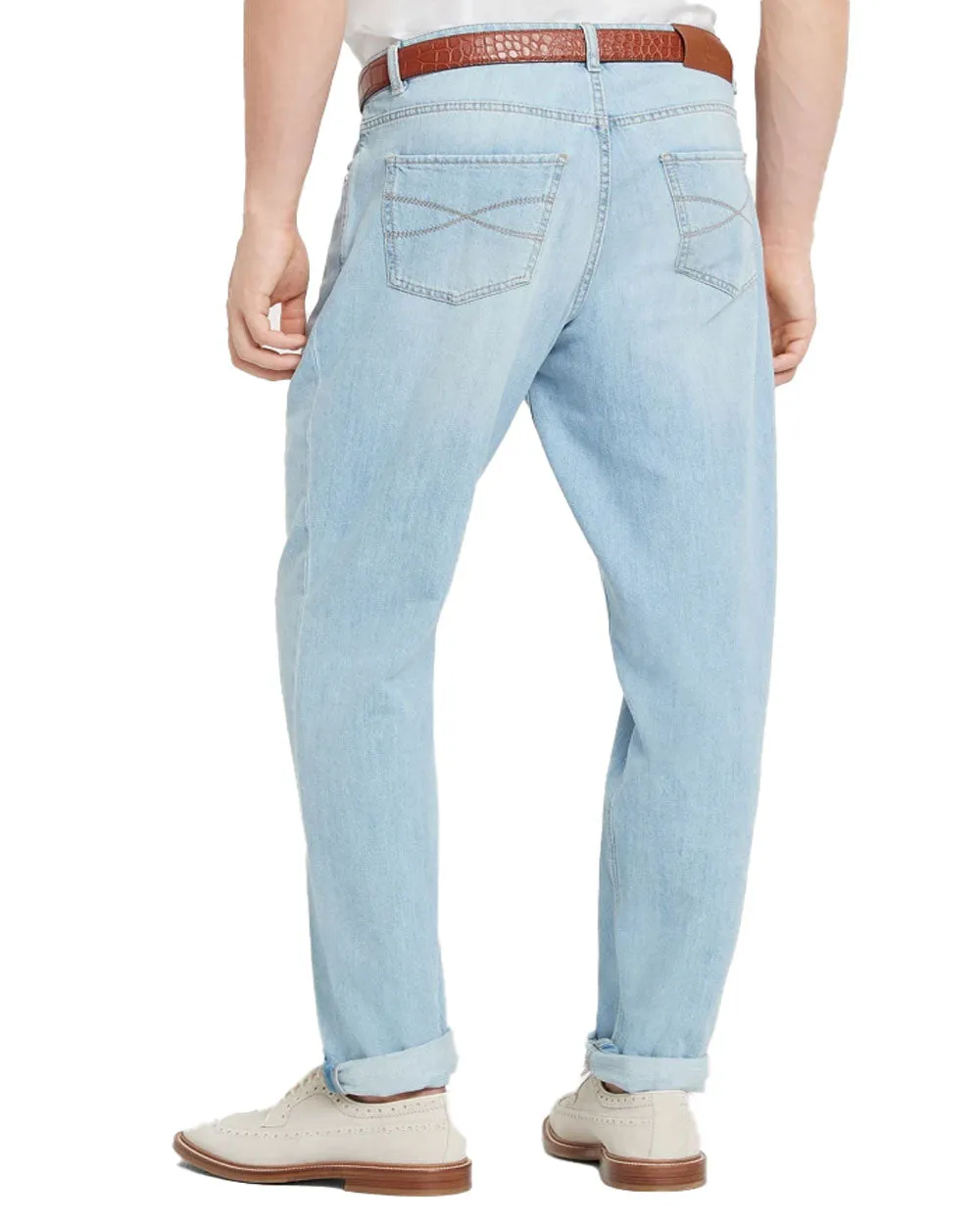 Light Wash Denim 5 Pocket Pant