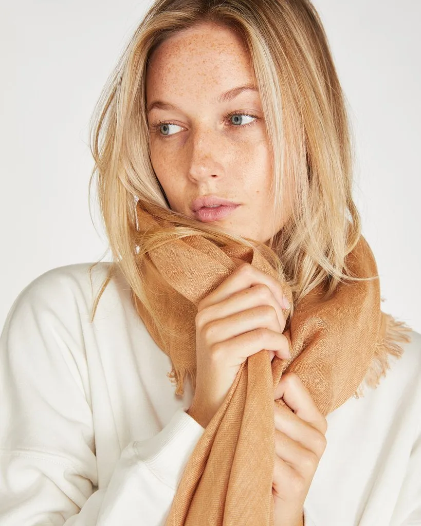 Linen Scarf - Clay