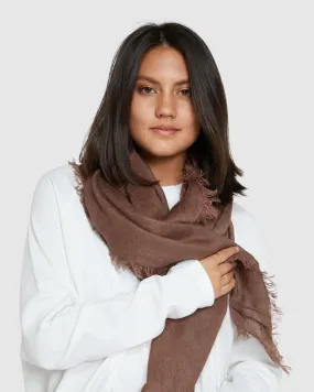 Linen Scarf - Clove