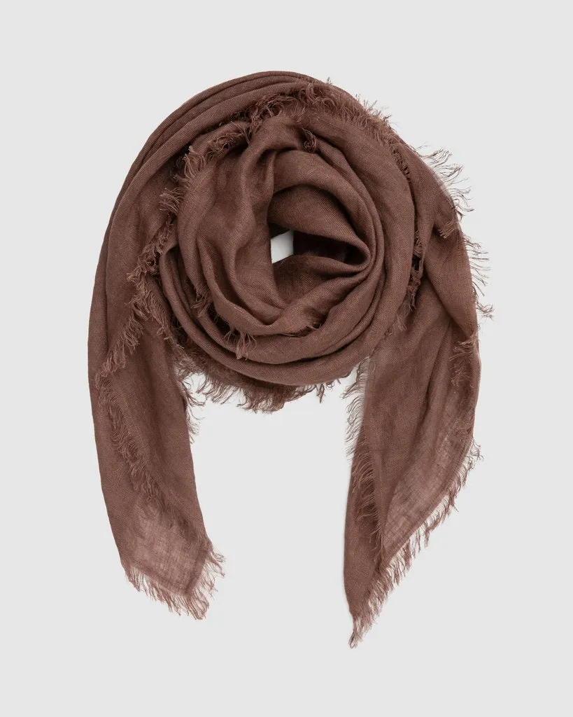 Linen Scarf - Clove