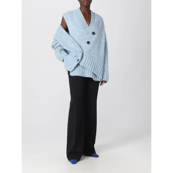 Maison Margiela  |Long Sleeves Plain Office Style Cardigans