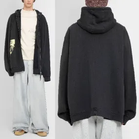 Maison Margiela  |Pullovers Unisex Blended Fabrics Street Style Bi-color