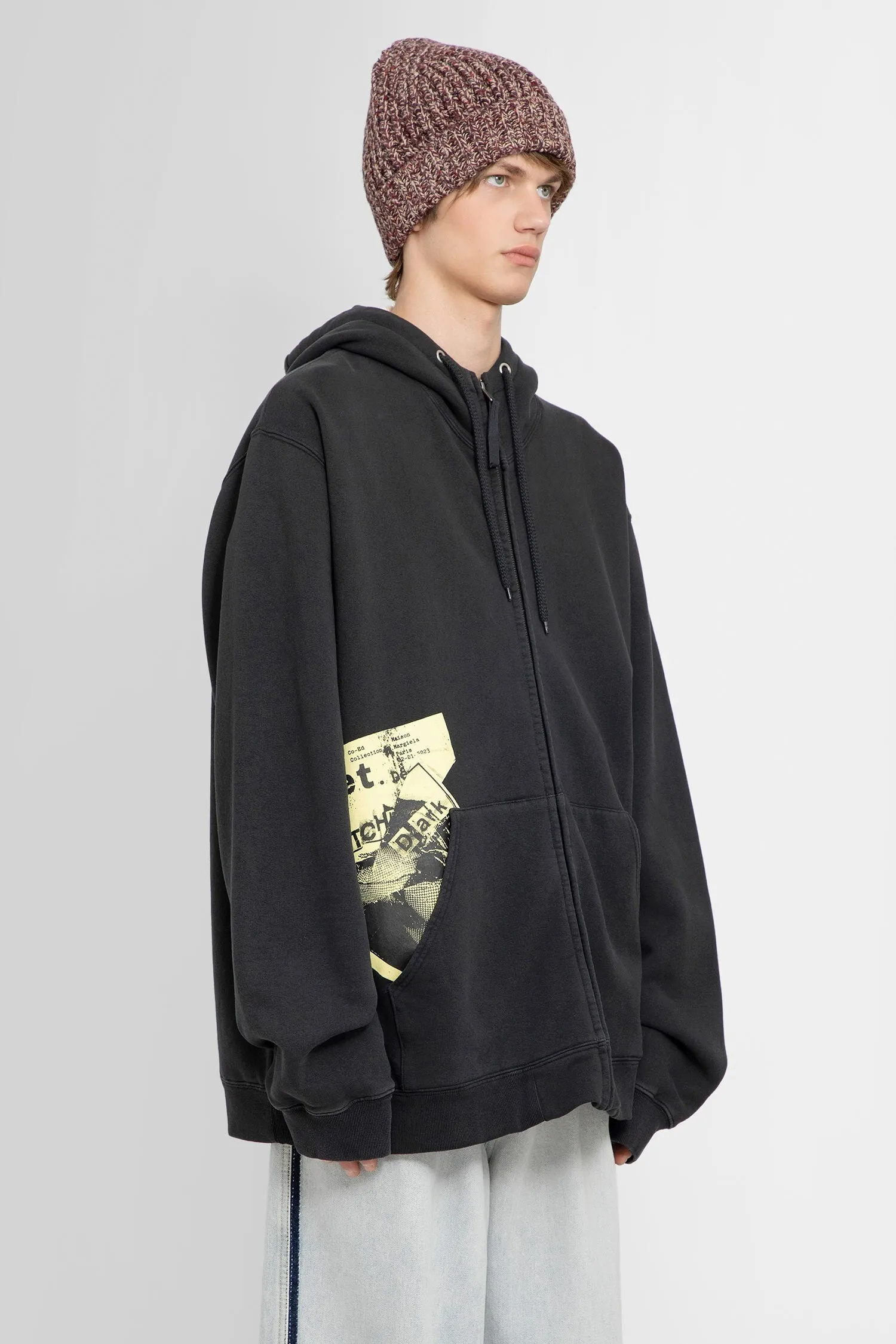 Maison Margiela  |Pullovers Unisex Blended Fabrics Street Style Bi-color