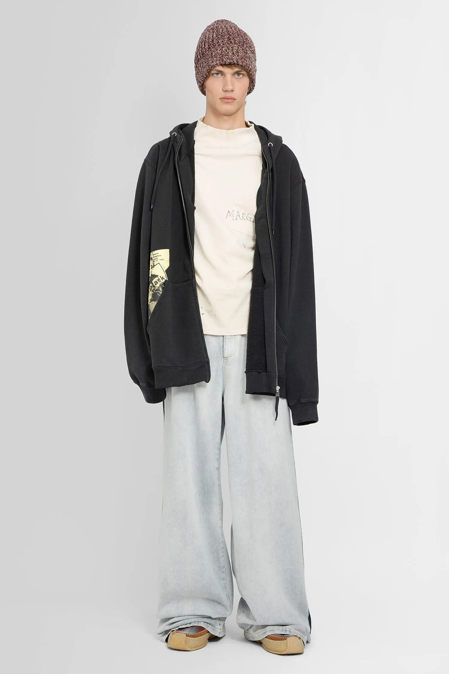 Maison Margiela  |Pullovers Unisex Blended Fabrics Street Style Bi-color