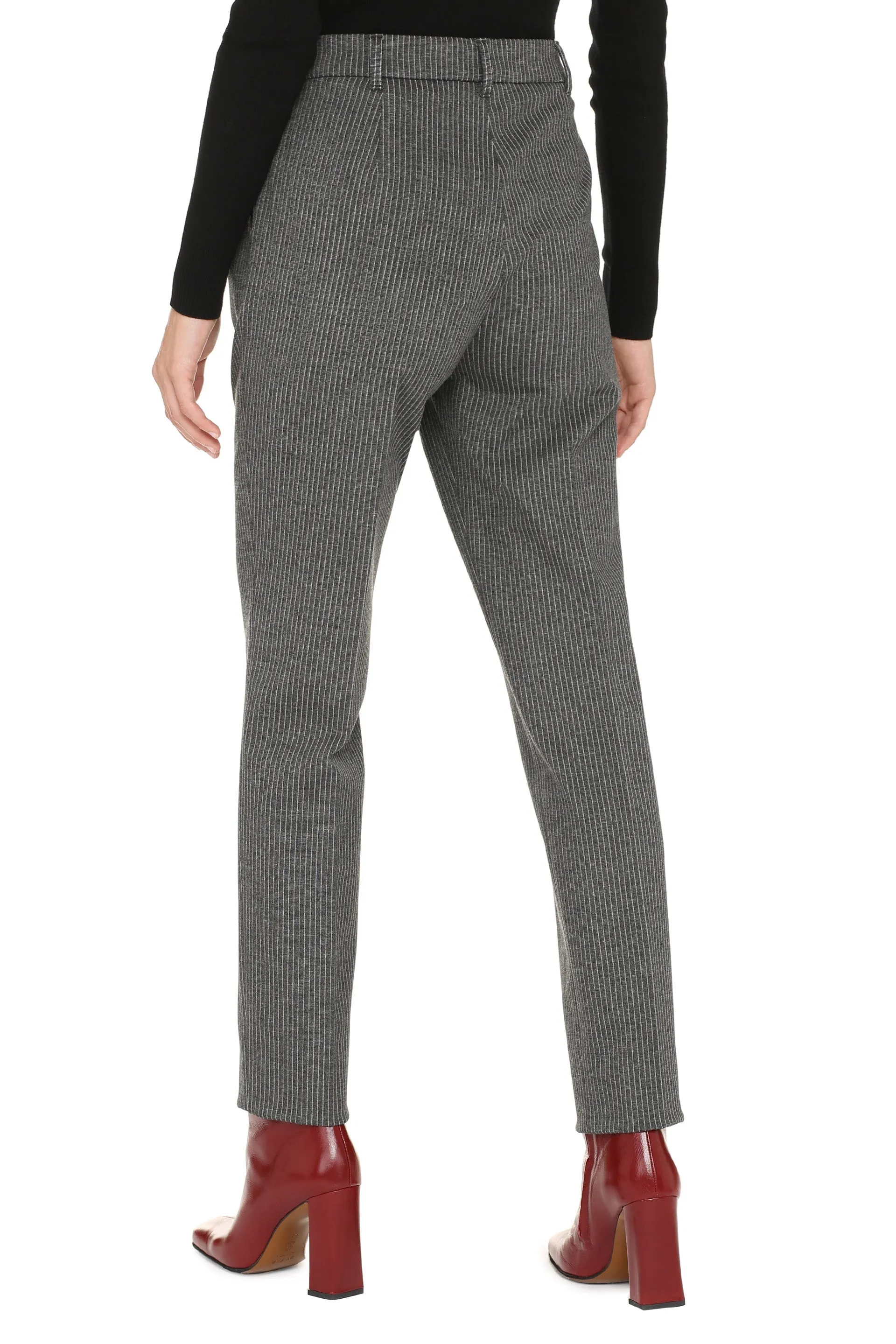 Max Mara Studio Aretusa Pinstriped Tailored Trousers