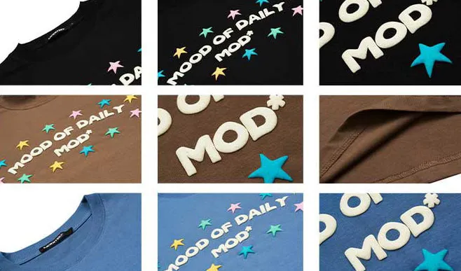 MODITEC  |Crew Neck Pullovers Star Monogram Unisex Blended Fabrics