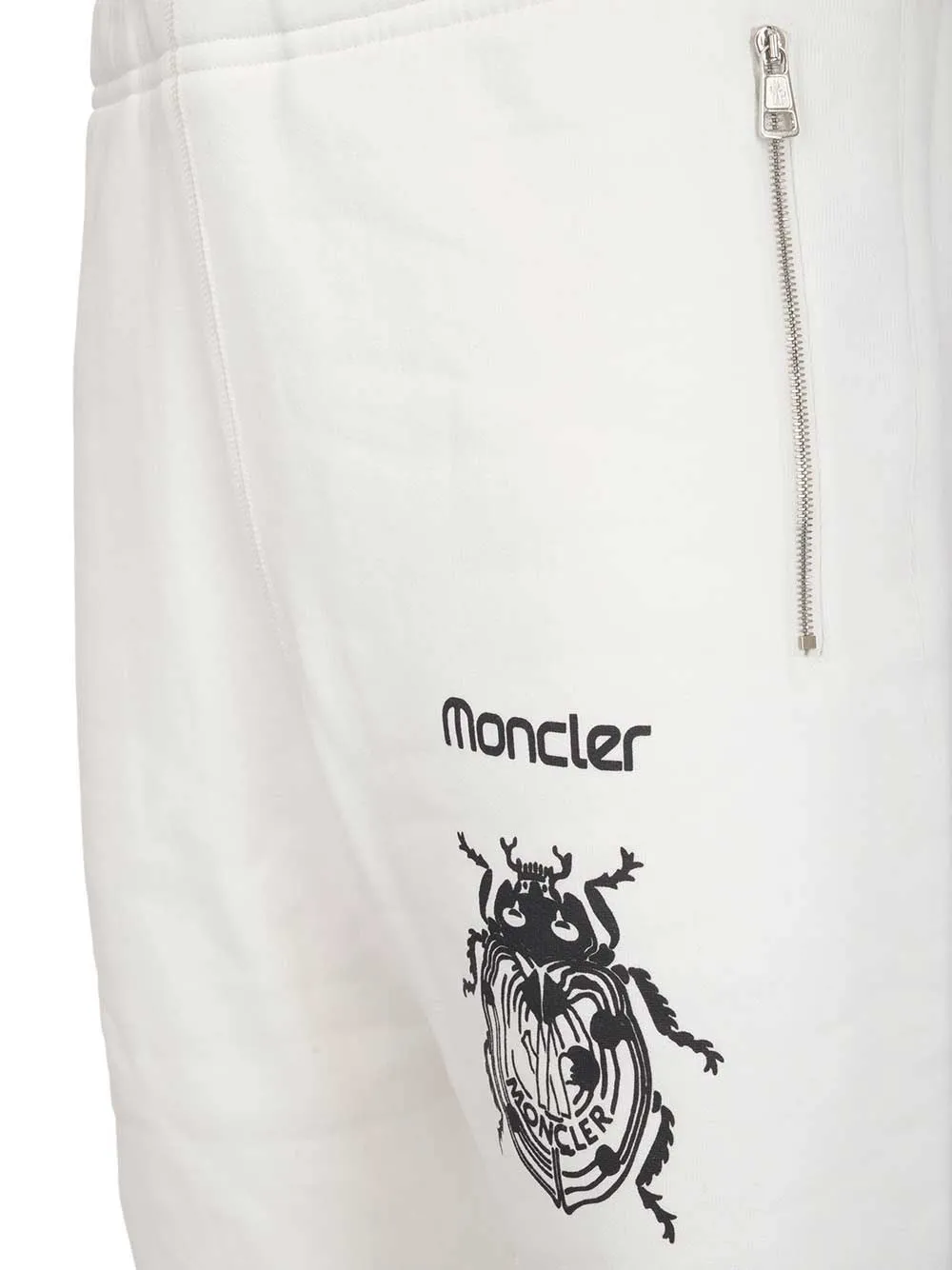 Moncler 1952 Logo Printed Straight Leg Trousers