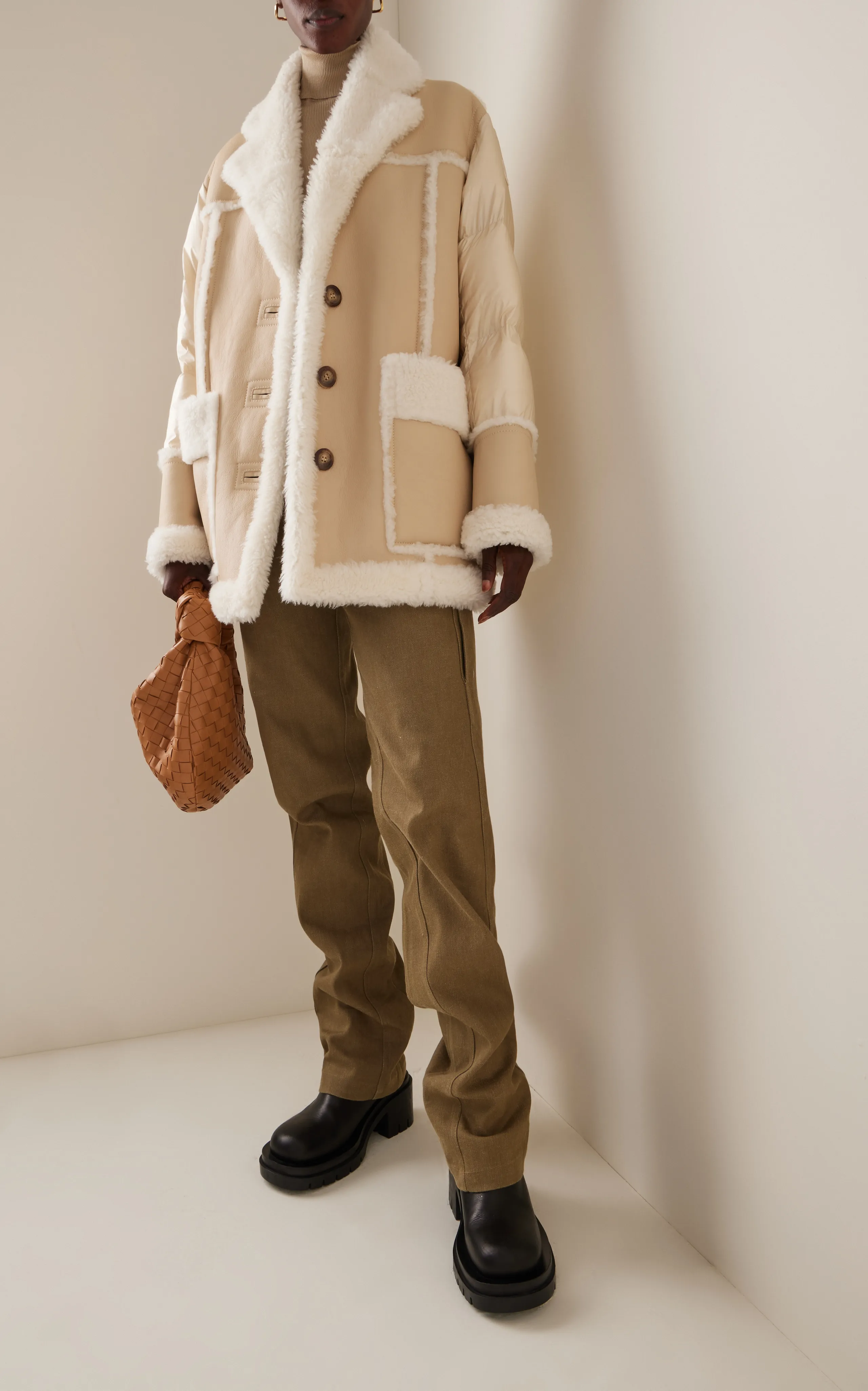 Moncler Ilay Shearling Down Jacket