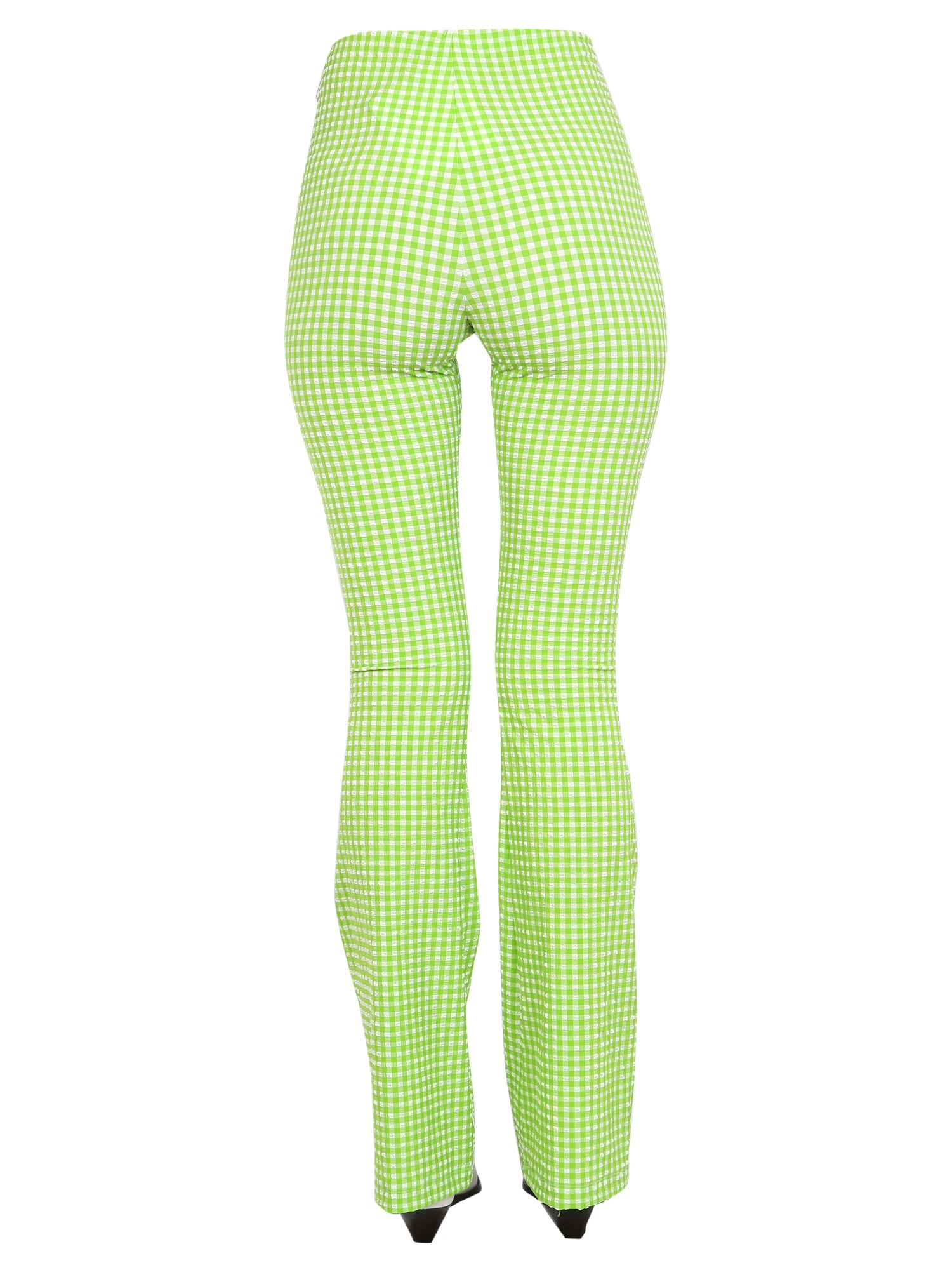 MSGM    COTTON CHECKED PATTERN PANTS