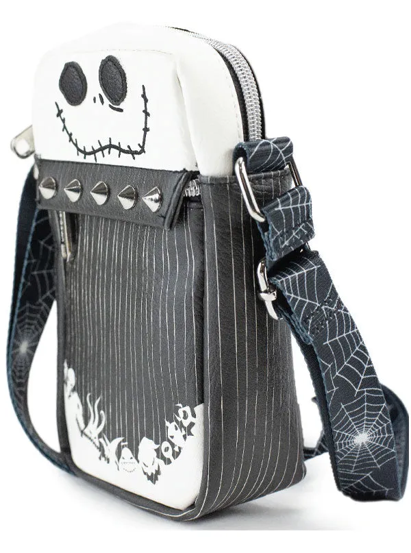 Nightmare Before Christmas Jack Pinstripe Crossbody Bag