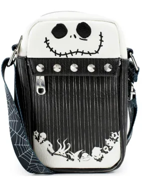 Nightmare Before Christmas Jack Pinstripe Crossbody Bag