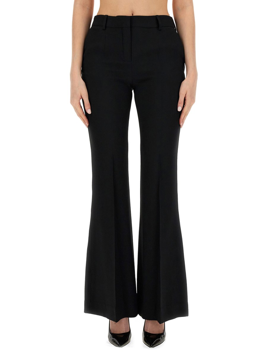 NINA RICCI    ACETATE BOOTCUT PANTS