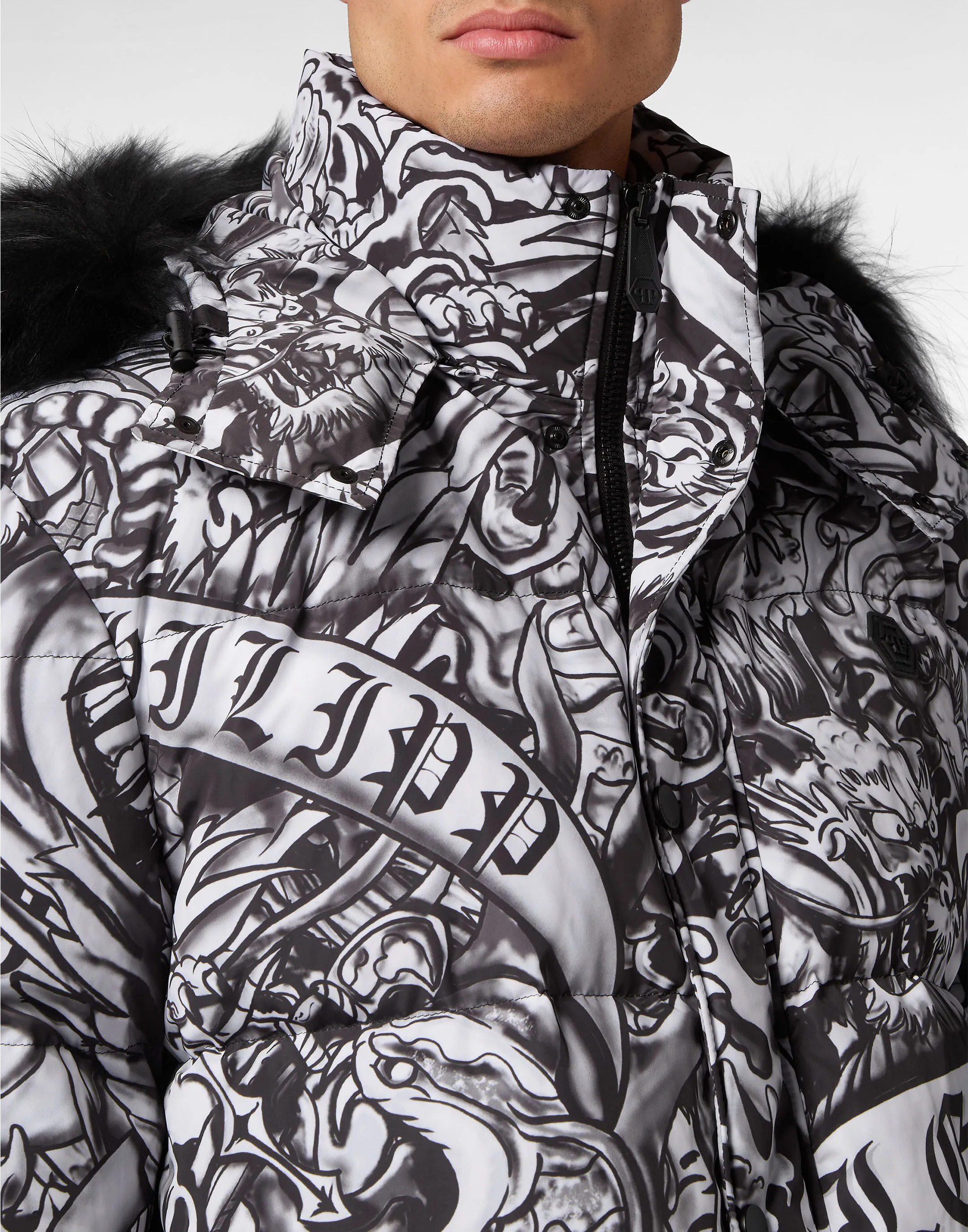 Nylon Down Jacket Tattoo