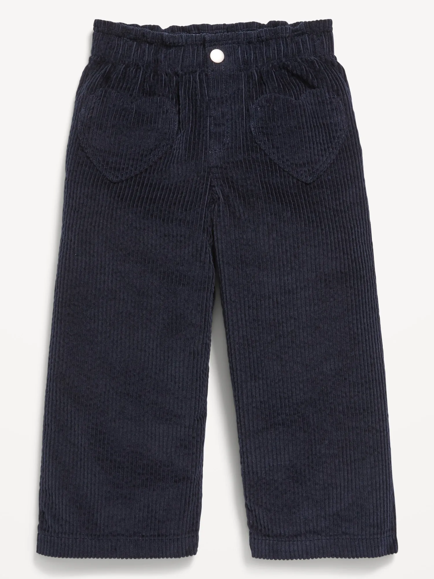 Old Navy High-Waisted Heart-Pocket Wide-Leg Corduroy Pants for Toddler Girls