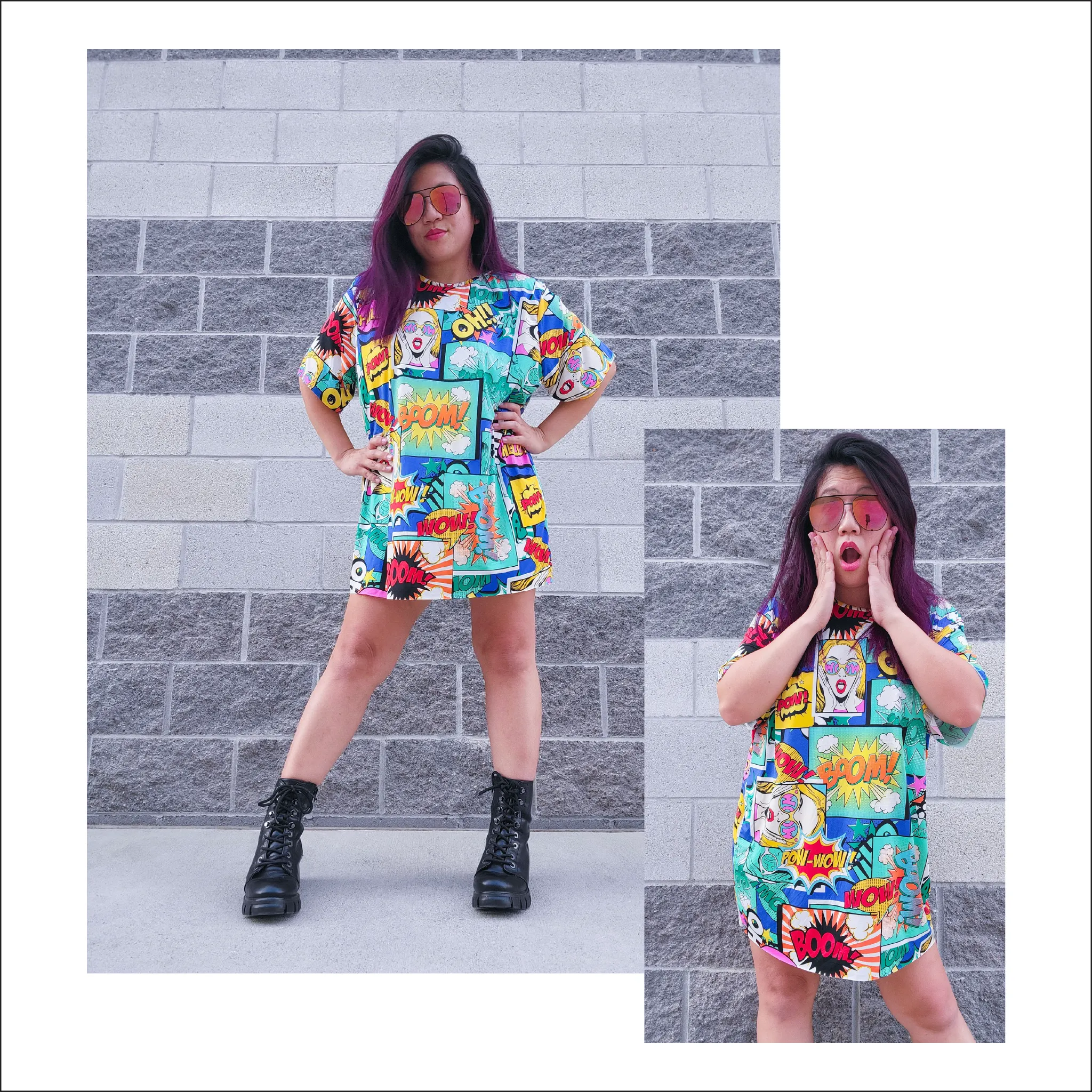 Oversized Tee Shirt Dress | Adult Sizes S0c-L1c | Beginner Sewing Pattern