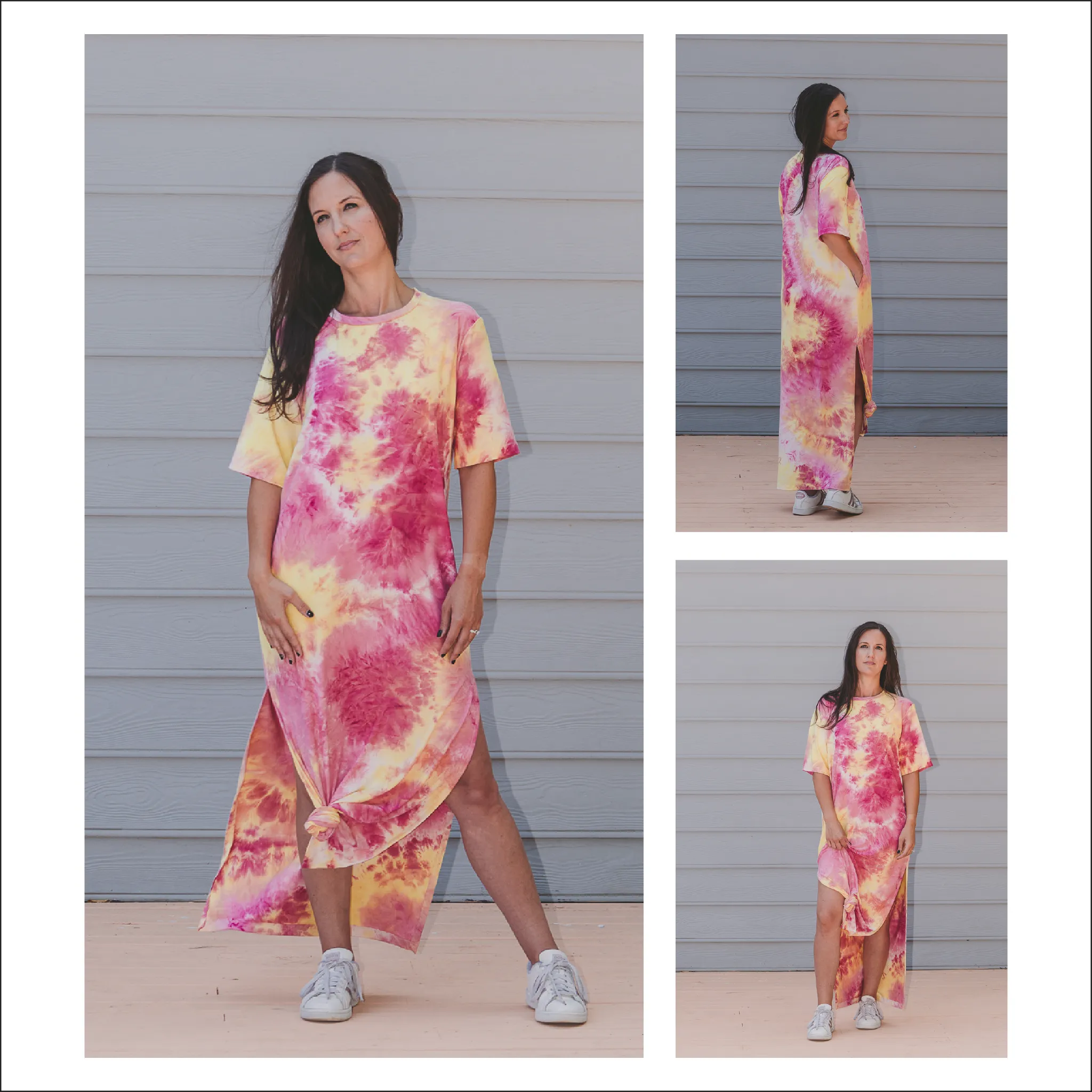 Oversized Tee Shirt Dress | Adult Sizes S0c-L1c | Beginner Sewing Pattern