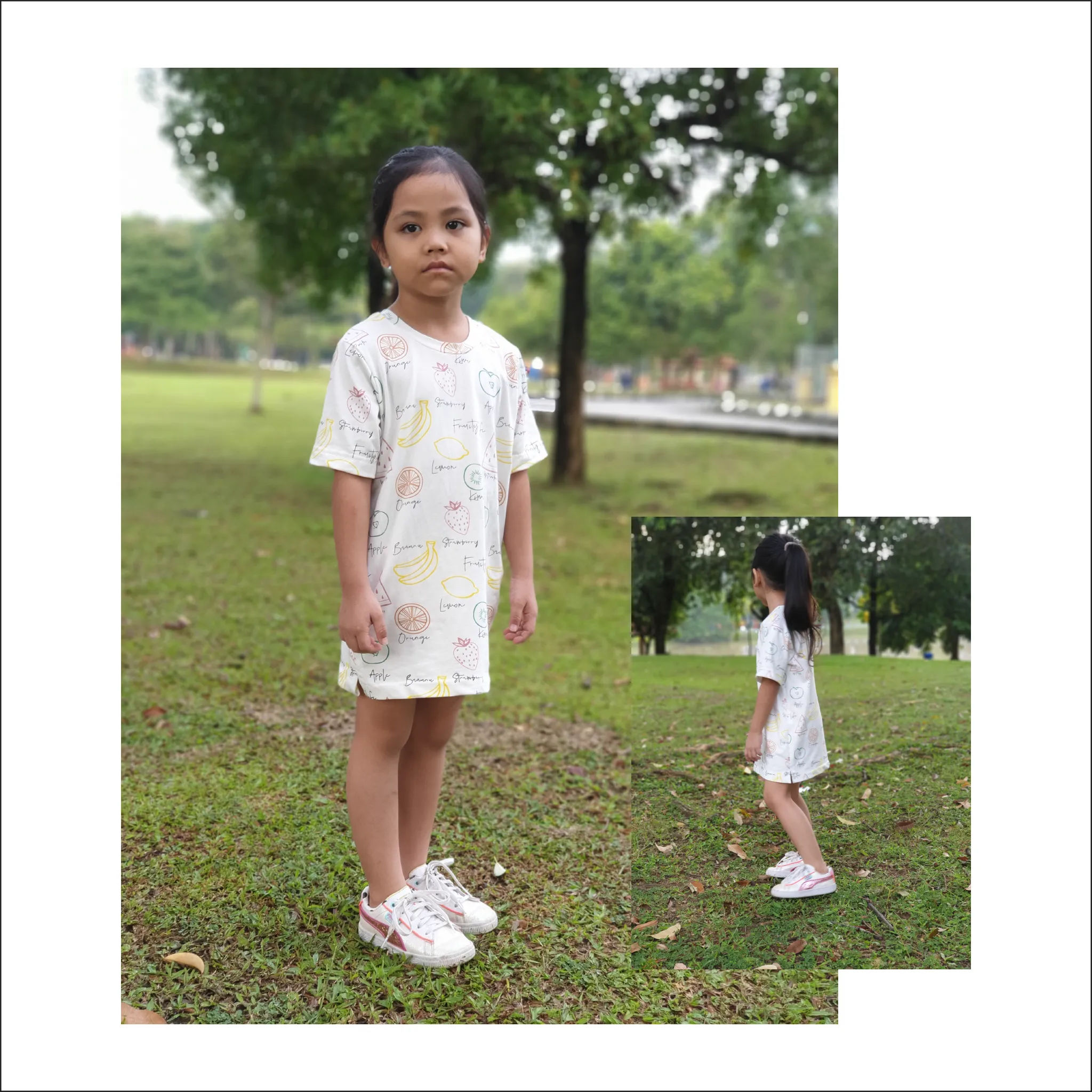 Oversized Tee Shirt Dress | Kids Sizes 12M-14 | Beginner Sewing Pattern