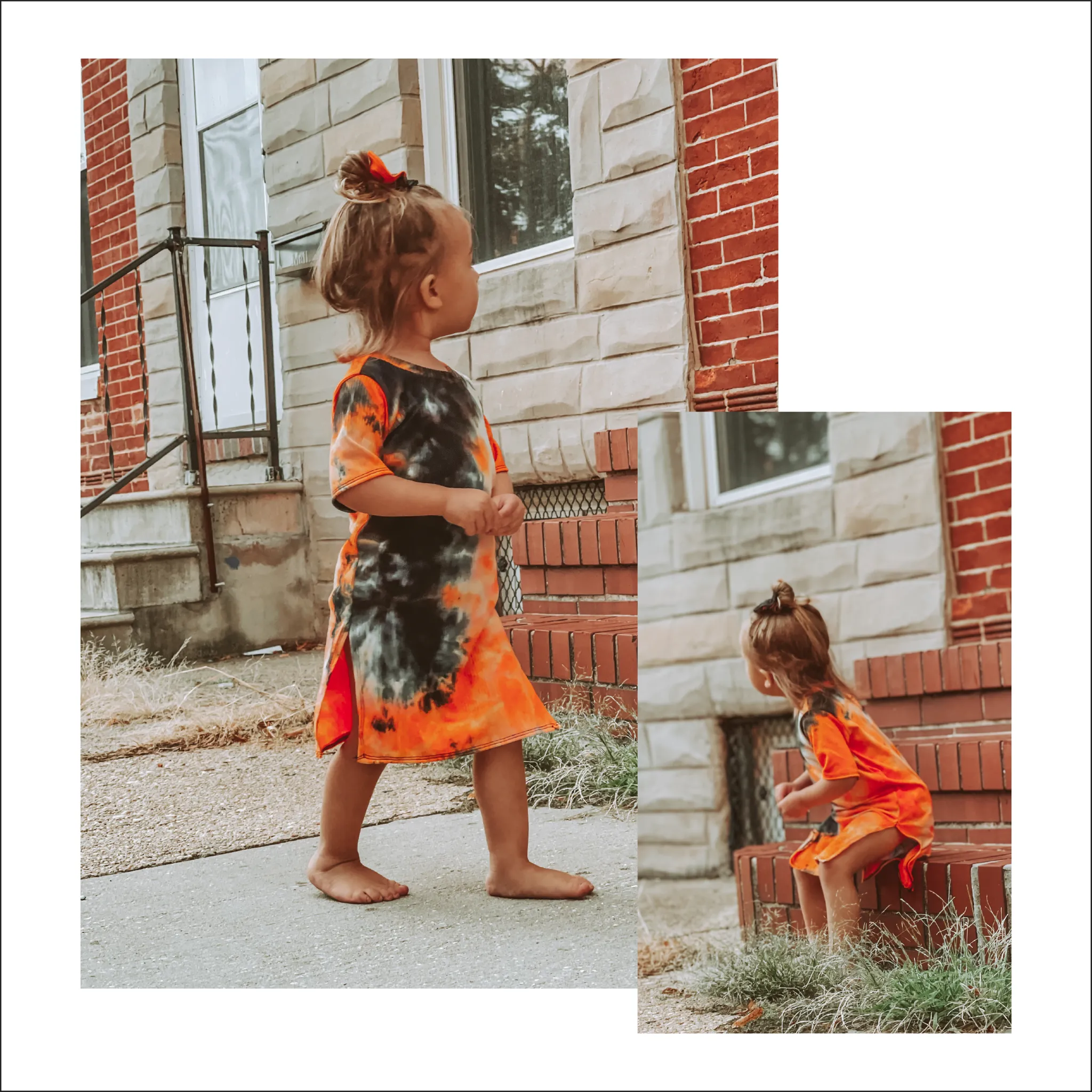 Oversized Tee Shirt Dress | Kids Sizes 12M-14 | Beginner Sewing Pattern